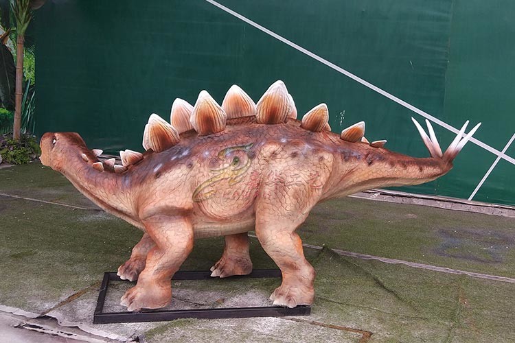 Soft Silicone Rubber Life Size Dinosaur Statue For Amusement Park Decoration