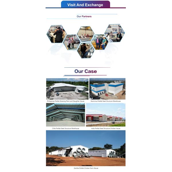 Prefab Multi-level Steel Frame Building Custom Size for Office & Workshop Integration