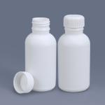 Durable 250ml White Fluorinated Bottle for Chemical Solvent Acid and Alkali