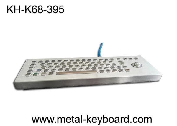 Standalone Stainless Steel Ruggedized Keyboard , Industrial Desktop Keyboard