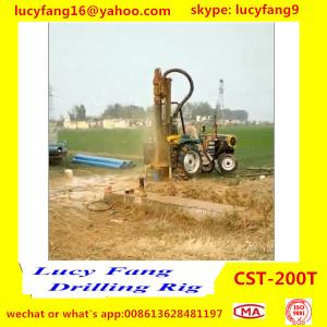 China China Hot Popular Tractor Mounted Mobile Water Well Drilling Rig For 100m Depth wholesale