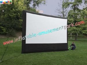 China Big Screen Outdoor Inflatable Movie Screen , Film Screening 5L x 4.5W Meter wholesale