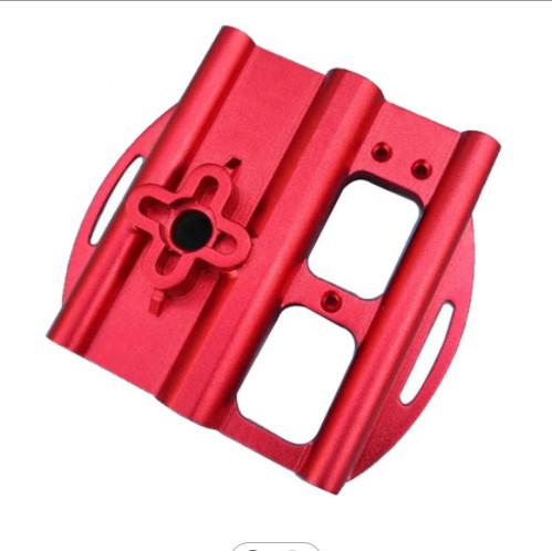 Red Anodizing Aluminium Pressure Die Casting Products Electroplating Electrophor