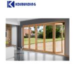 KDSBuilding New Design Modern Commercial Wooden Glass Folding Door Pictures For