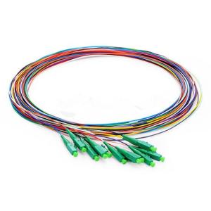 China 12 Color Pigtail Single Mode Fiber Jumpers LC APC For Local Area Networks wholesale