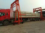 Heavy Duty Mobile Container Crane Steel Red Color For Seaport Transportation