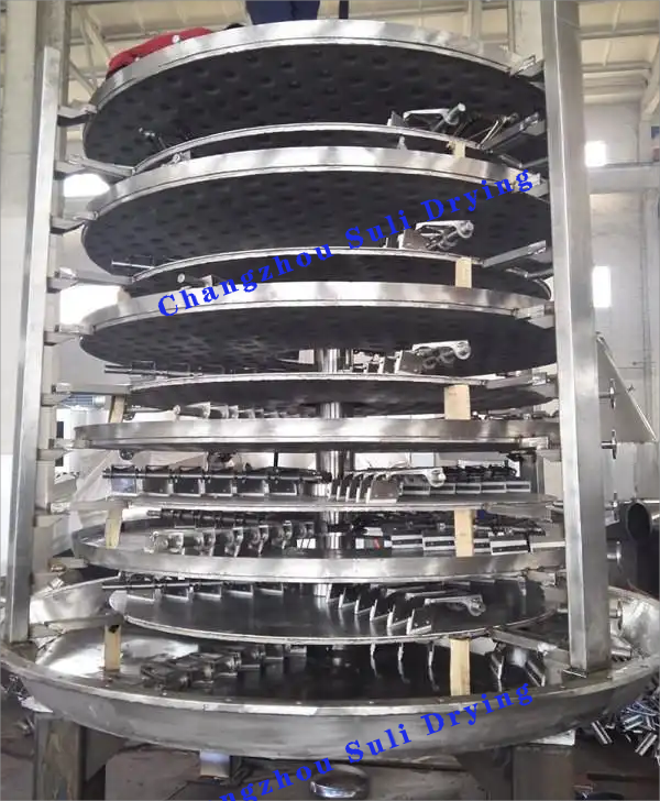 Calcium Formate Disc Dryer LPG Continuous Electric Heating