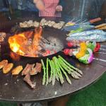 51 Inch Corten Steel BBQ Grill OEM 170KG Outdoor Barbeque Grill