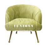 High Density Sponge Noble Single Sofa Chair For Living Room Furniture