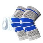 3D Non Slip Medical Grade Compression Knee Pads Nylon Straps For Volleyball