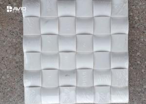 China Yugoslavia White Marble Mosaic Tile For Wall / Floor Decoration 36 Pcs Sheet on sale