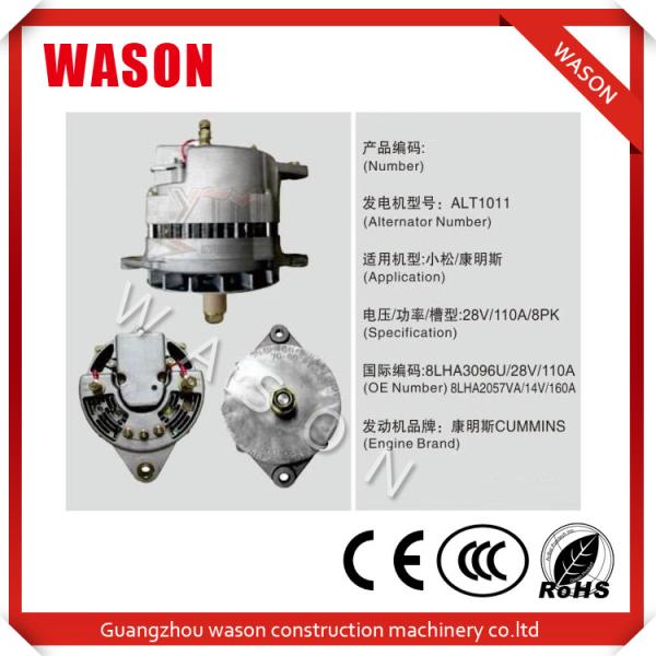12V Heavy Duty Alternator For Ford Medium / Heavy Truck 8LH2070VA 8LHA2057VA
