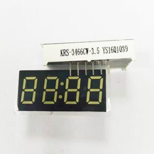 China 4 Digits 7 Segment Mini Led Clock Display 0.36 Inch Anode White wholesale