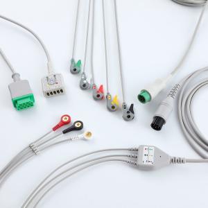 China Compatible ECG Monitor Cable Stable Length 3.4m For Main Patient Monitors on sale