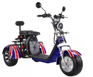China All Terrain 3 Wheel Electric Scooter 2 Seater 3000W EEC COC wholesale