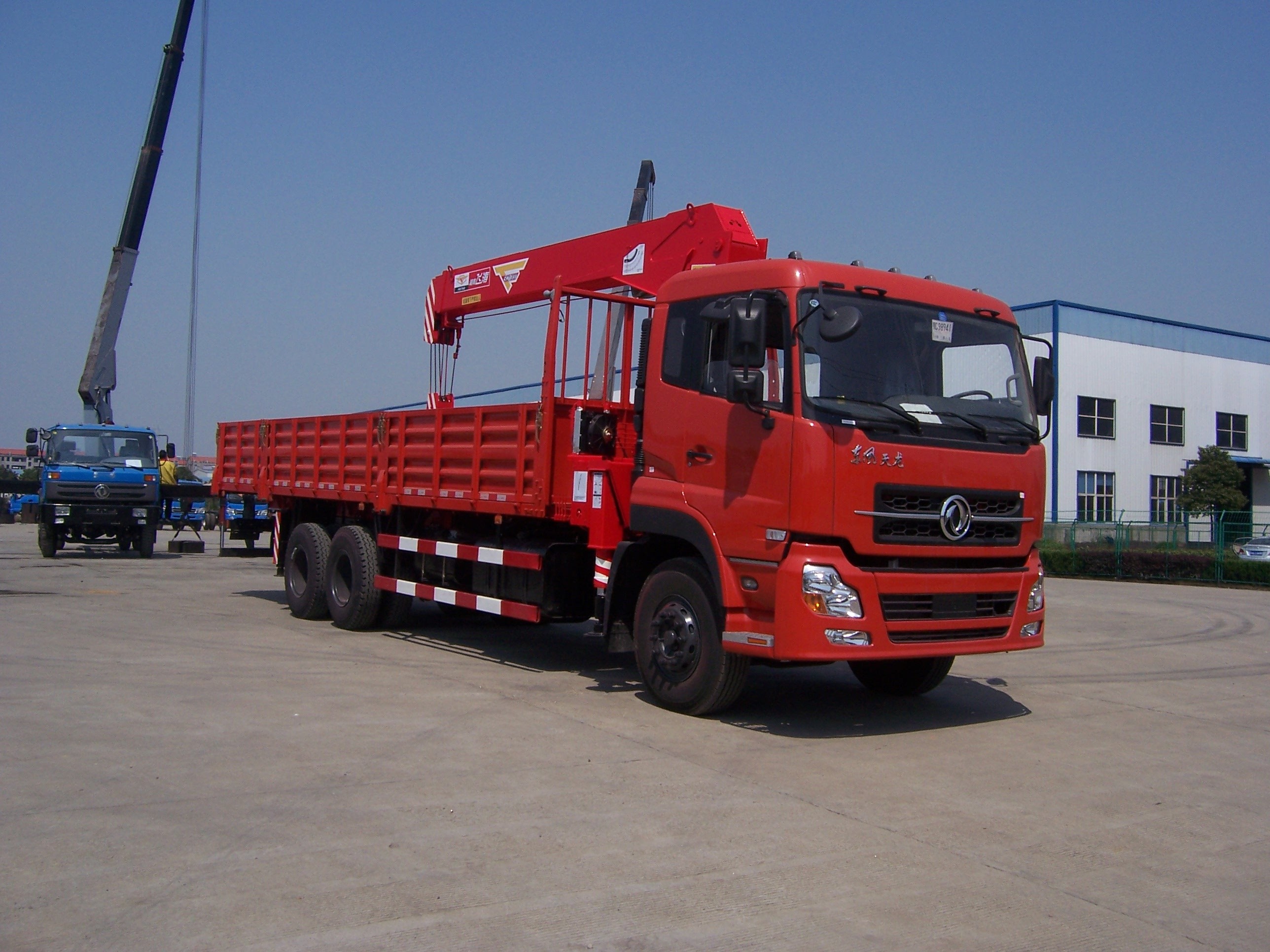 High Capacity 7 Ton Truck Loader Crane For Construction ISO Standard