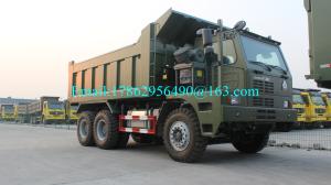 China HOWO WD615.47 6x4 Mining Dump Truck With HW19712 Transmission ZZ3257N3847A wholesale