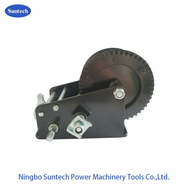 Portable Zinc Plated Manual Hand Winch 2 Speed Small Volume Easy To Move