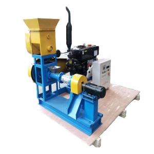 China Pet Food Animal Poultry Floating Fish Feed Making Machine Automatic wholesale