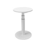 Single Leg Height Adjustable Sit To Stand Steel Executive Desk