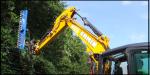 Efficient Hydraulic Hedge Cutter , Mechanical Tree Pruner 2.5m Cut Total Length