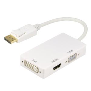 China Display Port DP to HDMI DVI VGA Male to Female 3in1 Digital Cable Adapter For PC Laptop wholesale