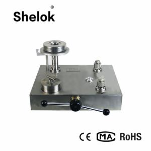 China High precision oil piston dead weight tester for digital pressure gauge 24VDC wholesale