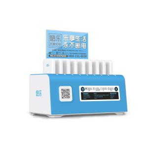 China Blue 9 Docks Fastest Recharge Power Bank For Rent 3500g Short Circuit Protection wholesale