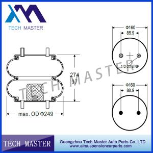 China Contitech FD200-19 448/Goodyear 2B9-265/Firestone W01-358-6941 Double Convoluted Industrial Air Spring For Truck Trailer wholesale