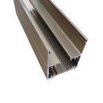 Golden Anodized Door Aluminium Extrusion 6063 Aluminium Profiles Decoration
