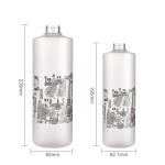 500ML 1000ML Plastic Shampoo Bottles With Pump Custom Logo
