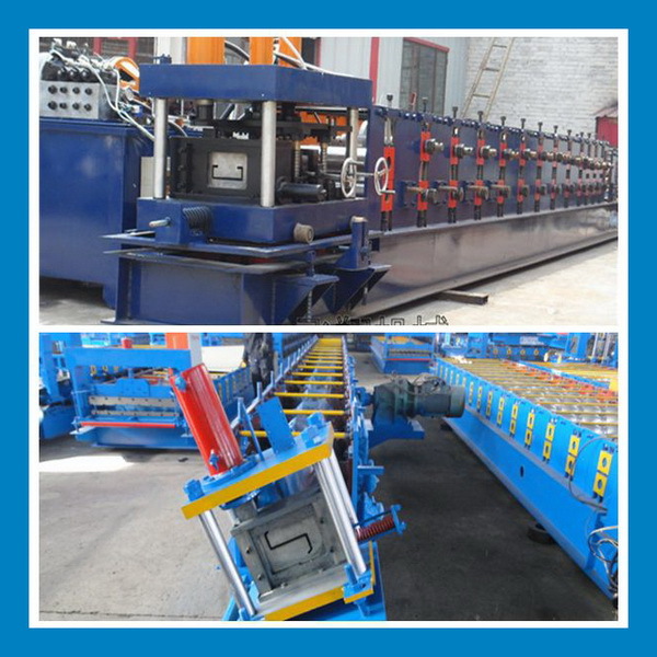 PLC Touch CZ Purlin Roll Forming Machine With Quenching