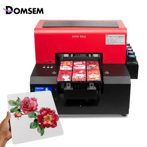 China Small Size A4 UV Flatbed Printer Automatic Metal Material UV Ink Multi - Functional wholesale