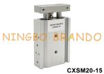 CXSM20-15 Dual-Rod Pneumatic Air Cylinder 20mm Bore 15mm Stroke