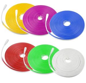 China SMD2835 LED Neon Strip Light Flexible PVC RGB Waterproof With 12V 110V 220V wholesale