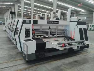 China Flexo Printer Slot Die Cut Carton Box Manufacturing Machine Computerized wholesale