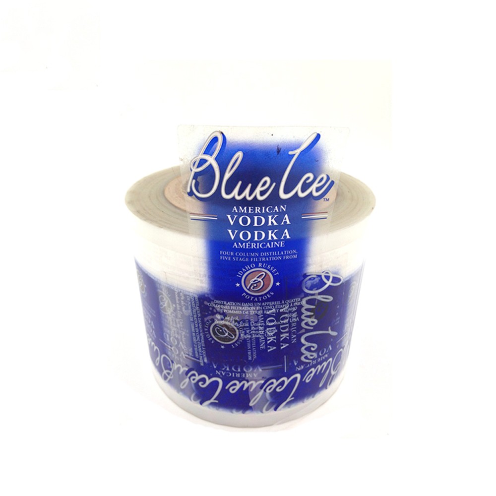 Transparent PVC Food And Beverage Labels Drum Label Printing