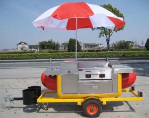 China Hot Dog Rack Cart Casual Snack Food Machinery Stainless Steel wholesale