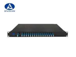 China 16 Channels DWDM Mux Demux With LC In 1U Rack Mount Chassis wholesale