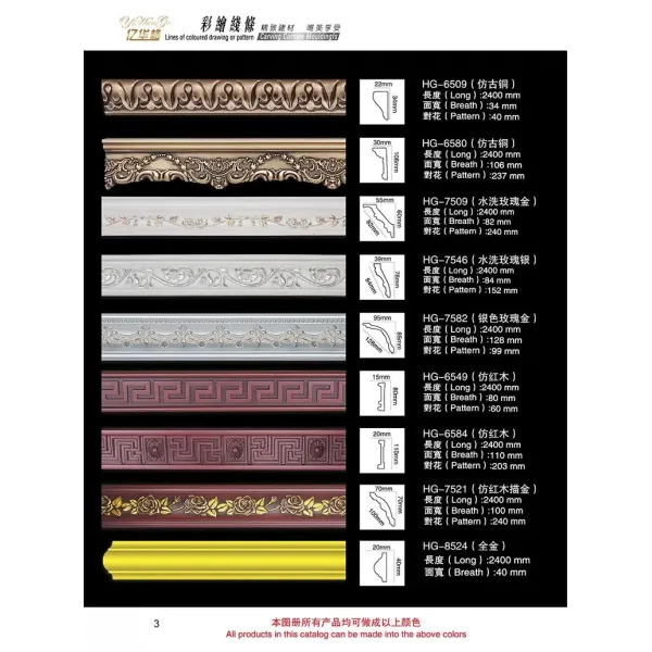 PU Skirting Board Polyurethane Baseboard Moulding