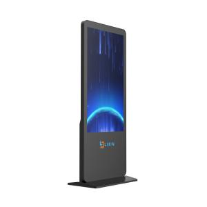 China Free Standing Touch Screen Information Kiosk Metal Keyboard With Tracking Ball wholesale