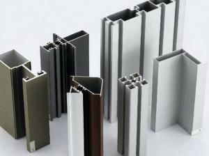 China Anodized Aluminium Door Profiles , European Standard Aluminium Door And Window Frames on sale