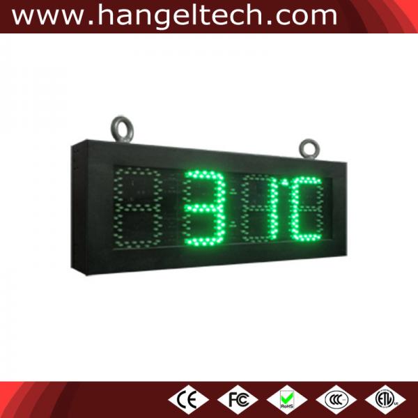 Quality 5 Inches Digits Outdoor Large Digital LED Wall Clock for sale