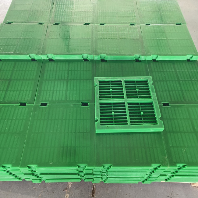 Linear Vibrating Poly Screen Panels Yellow Efficient Screening