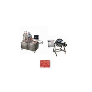 China Pectin Banana Worms Gummy Candy Depositing Machinery with 220V Voltage wholesale