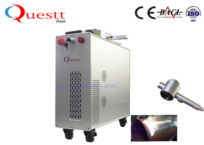 100W Fiber Laser Cleaning Machine With Double Scanner Head Different Output Laser Beam