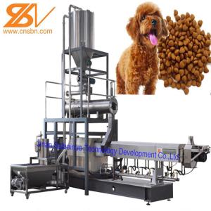 China Double Screw Fish Food Extruder Machine , Dog Food Processing Equipment wholesale