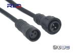 3 Pins Waterproof Cable Connector Outdoor Led Lighting Male Female Connector