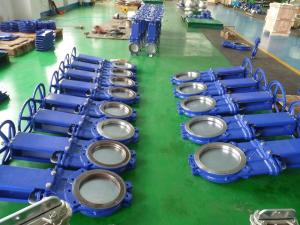 China 150 - 300 Psi Pressure Rating Renew Seat Knife Gate Valve With Manual Operating Feature wholesale