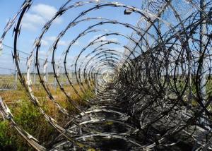 China Spiral Straight Line and Cross Type Razor Barbed Wire Available BTO-12 wholesale